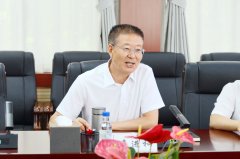 常江一行取宝石管业党委来进和、副总司理刚、